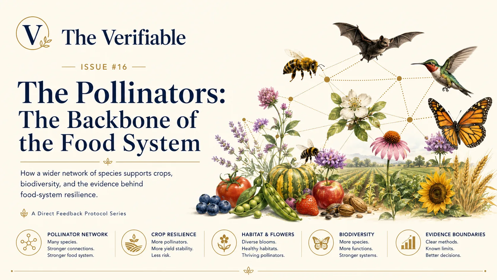 Pollinators are a hidden lifeline beneath the food system